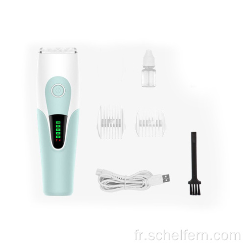 Sécurité rechargeable bébé tondeuse à cheveux basse bruit faible